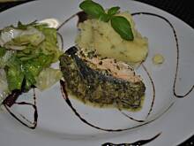 Fot. smerfetka79, Łosoś w sosie szpinakowym