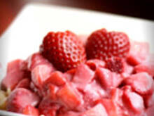 Fot. EmciaPichci, Makaron razowy z truskawkami