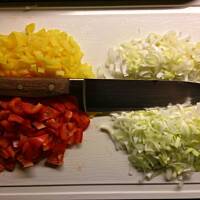 Kurczak teksański z ryżem