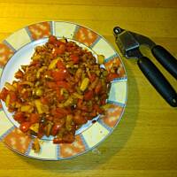 Kurczak teksański z ryżem