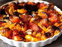 Fot. wjosna, Zupa z pieczonych pomidorów i bakłażanów