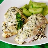 Piersi w marynacie jogurtowo - miętowej