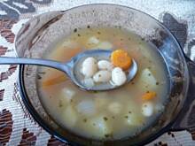 Fot. Anna Z, Zupa fasolowa z ziemniakami