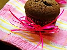 Fot. APM, Mocno kakaowe muffiny z powidłami śliwkowymi