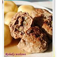 Rolady wołowe faszerowane świeżymi grzybami