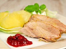 Fot. Wkn, Udziec z szalotką na cytrynowo