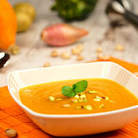 Krem marchwiowo dyniowy