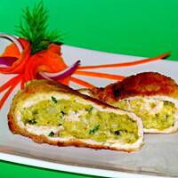 Koperty z brukselką i mozzarellą