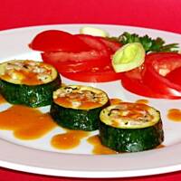 Nadziane krążki cukini