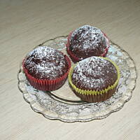 Muffiny czekoladowo - bananowe