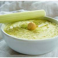 Rozgrzewający krem z pora