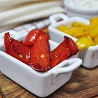 Panini z pieczoną papryką i serem pleśniowym