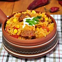 Pikantna jambalaya z chorizo