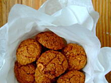 Fot. kasia_sach, Cynamonowe ciasteczka owsiane z karmelizowanymi orzechami