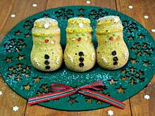 Fot. MIENTA, Waniliowe babeczki bałwanki