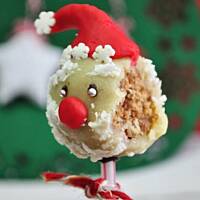 Pomarańczowe cake pops z marcepanem