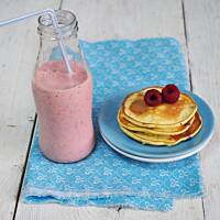 Pomarańczowo-serowe placuszki z czekoladą