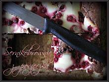 Fot. marialeksandra, Sernikobrownie z wiśniami