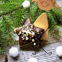 Imbirowe gwiazdki w czekoladzie