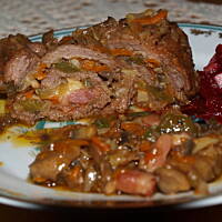 roladki z polędwicy jeleniej