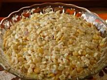 Fot. Anna Z, Sałatka makaronowe gwiazdki z warzywami i wędliną