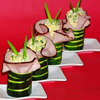 Przystawki a'la różyczki