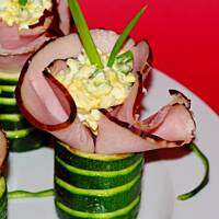 Przystawki a'la różyczki