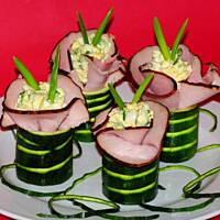 Przystawki a'la różyczki