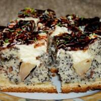 Fale Dunaju z makiem, jabłkami i masą serową