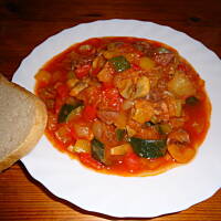 Leczo z cukinią o trzech twarzach :)