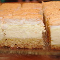 Asamitny sernik z pianką kokosową