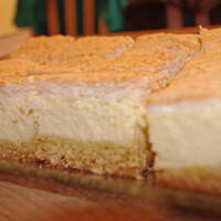 Asamitny sernik z pianką kokosową