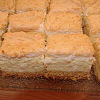 Asamitny sernik z pianką kokosową