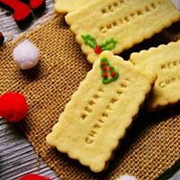 Kruche świąteczne ciasteczka z napisami