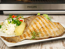 Fot. Wkn, Flądra grillowana