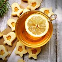 Ciasteczka z cukrem i konfiturą pomarańczową