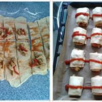 Ruloniki pikantne w cieście drożdżowym