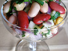 Fot. mint, Salatka z fasoli