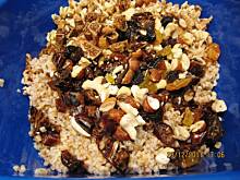 Fot. ciapeczka, Kutia na miodzie gryczanym i mleku kokosowym