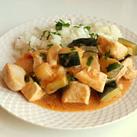 Kurczak z masłem orzechowym