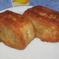 Krokiety z kapustą i grzybami na andrutach.