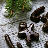 Czekoladki z nadzieniem kawowym z migdałami