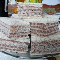 Wafle kakaowe z aromatem rumowym