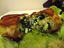 Fot. wirbażka, Roladki drobiowe ze szpinakiem i fetą