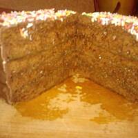 Piernik z dżemem brzoskwiniowym