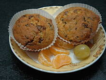 Fot. Gintruś, Muffinki czekoladowo-mandarynkowo-bakaliowe