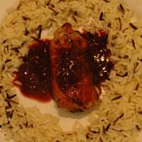 Świąteczne polędwiczki z sosem z suszonych owoców