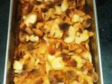 Fot. Gintruś, sernik mistrz z jabłkami i płatkami migdałowymi