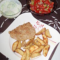 Kotlety schabowe w panierce z płatków owsianych