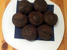 Fot. Dorota0, Muffiny czekoladowo-kawowe z wiśniami